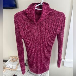 Sonoma Maroon Cowl Neck Sweater